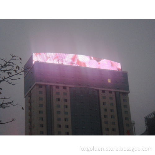 Giant P20 Roof Outdoor Advertising LED Display Sign